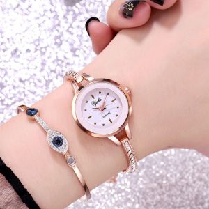 Termurah Jam Tangan Wanita Diamond Fashion Stainless Steel I31R11 Anti Air Free Box Free Bubble Mewah dan Elegan Analog Simple Remaja Korean Style kecil mungil ori terbaru