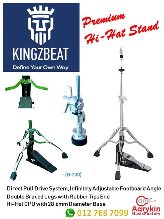KINGZBEAT Drum Stand Twin Tower (Hi Hat Stand) | Lazada