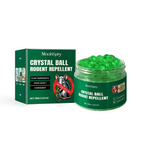 MoohSpry Crystal Ball Rodent Repellent - Plant-Based Effective Mouse Deterrent for All Species Safe for Humans & Pets