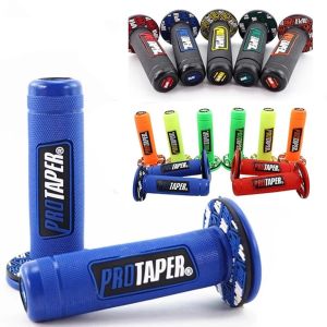 QIXING Motorbike Colorful Dirt Pit Bike 22mm 24mm 7/8" Handle Grip Motorcycle Handlebar Grip Anti-Slip Brake Hand Grips