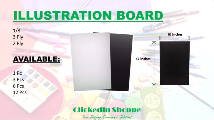 Illustration Board 1 8 Size 12 Pcs Set School Supplies Art Materials illustration-board-1-8-size-12-pcs-set-school-supplies-art-materials