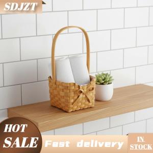 SDJZT Liễu mây cô dâu Giỏ Hoa Dã Ngoại container tay dệt hoa sắp xếp giỏ với xử lý Dã Ngoại dệt giỏ