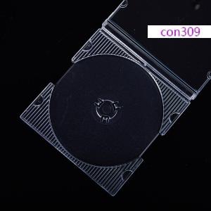 con309 5 10ชิ้นกล่องใส่ซีดีในครัวเรือนแบบมาตรฐานกล่องใส่ซีดีกล่องใส่ซีดีพลาสติกใสเปล่ากล่องซีดี