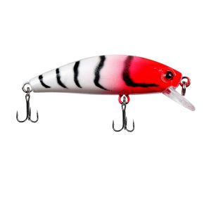 Fishing Lure 6.5g/5cm Sinking Minnow Fishing Gear Lure Hard Bait Minnow 3D Eyes Laser Trolling Plastic Buzz Bait Lure With 2 Trible Hook