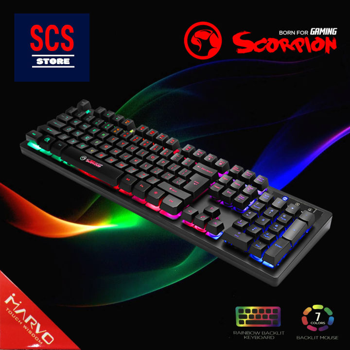 Gaming Combo Marvo Scorpion Km409 Teclado MARVO SCORPION KM409