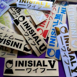 Stiker Inisial Nama Motor & Helm A-Z: Desain Unik Stiker Laptop Cutting