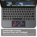 GOOJODOQ 5th Gen 2024 iPad Magic Keyboard with Case No need to Charge For iPad Air 4 5/Pro 11 Pro 12.9 10th Gen Wireless Charging Floating Bluetooth Keyboard with Touchpad. 