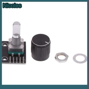 [Nicoles] บอร์ดพัฒนาโมดูลระบบเซนเซอร์อิฐโมดูลเข้ารหัสแบบหมุน KY-040สำหรับ Arduino