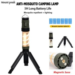 Outdoor Camping Mosquito Repellent Lamp Rechargeable Waterproof Killer Light Flashlight hanging lamp