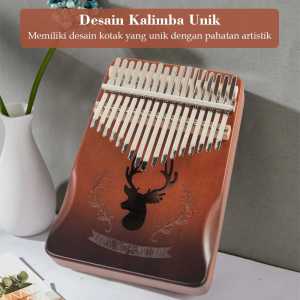 COD Cega Kalimba Thumb Piano Musical Toys 17 Note Sound CK17 / Kalimba Alat Musik 17 Keys Alat Musik Kalimba Kayu Piano Jari Kalimba
