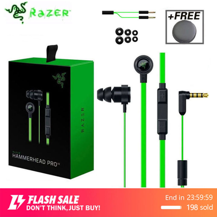 Razer hammerhead pro v2 mic best sale on pc