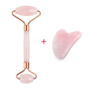 DECINIEE Natural Jade Guasha Stone Scraper Board Massage Rose Quartz Skin Care Tools Roller Facial Beauty Lifting Wrinkle Remove Massager