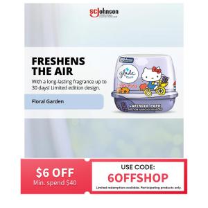 Glade Hello Kitty Scented Gel Lavender Air Freshener 180G (Packaging may vary)