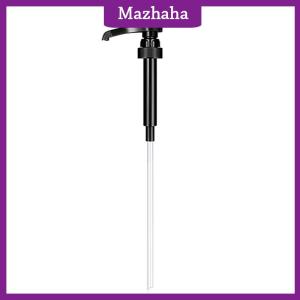 Mazhaha 1PC Syrup Pumps Dispenser Replacement Sauce Pressure Nozzle Bottle Pump Containers for Coffee Kitchen Seasoning Liquid