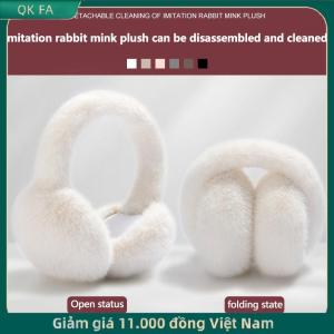 QK FA ✨ Sang trọng earmuffs ấm gió chống đông bảo vệ tai earmuffs thoải mái mềm sang trọng earmuffs trang trí earmuffs