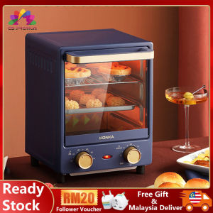 Sedia Sedia Konka KAO-L12 Ketuhar Elektrik 12L 800W Mesin Sarapan Pelbagai Fungsi Mini Ketuhar Elektrik Rumah Baking Roti Mini Kecil menegak Multi-Tujuan Penghantaran dari Malaysia