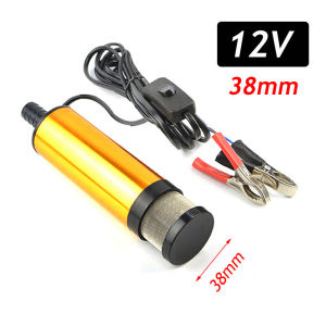 EAFC Car Electric Fuel Pump DC 12V 24V For Automatic Pumping Diesel Water Submersible 12L/Min Fuel Transfer Pump Aluminum Alloy