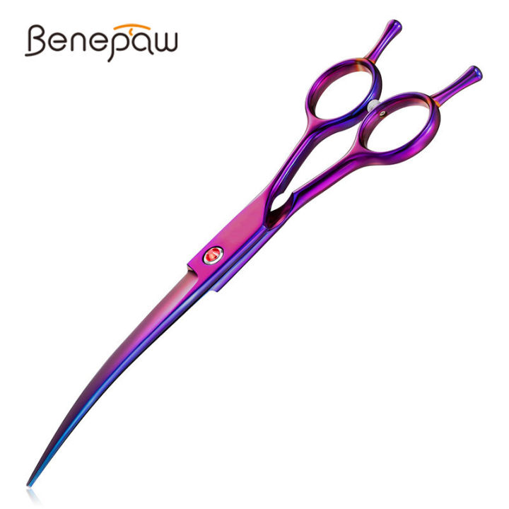 Benepaw Professional Dog Grooming Scissor Stainless Steel Ergonomic ... - Dog Grooming Long Scissors With Ergonomic Handle