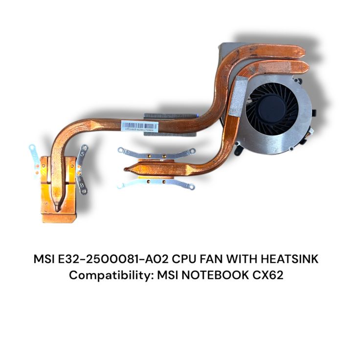 Computer Cpu Fan Msi CPU FAN WITH HEATSINK | Lazada PH