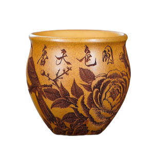 壶芝宴宜兴紫砂国色天香主人杯原矿茶杯功夫茶具品茗杯宜兴紫砂