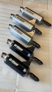 Knalpot Cf Moto 450Mt Slip on Triton Exhaust