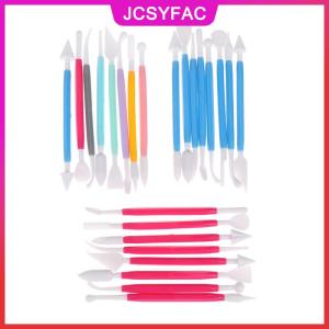JCSYFAC 8 14 Bộ Điêu Khắc Đất sét bằng Nhựa Bộ điêu khắc đa dạng cho mô hình Polymer
