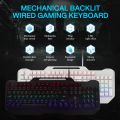 🆕มาใหม่ 🚀ส่งเร็ว🚀 OKER K527 MIXED BACKLIT Mechanical KEYBOARD Blue switch Gaming คีย์บอร์ดเกมมิ่ง คีย์บอร์ดวัสดุโลหะ 527. 