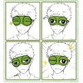 KIPRUN 3D Eye mask for sleeping, 3D Cartoon Cute Eyes Mask Cover Plush Frog Green Eye Mask Cover Relax Sleeping Rest Travel Sleep Anime Funny Gift Beauty Goggles. 