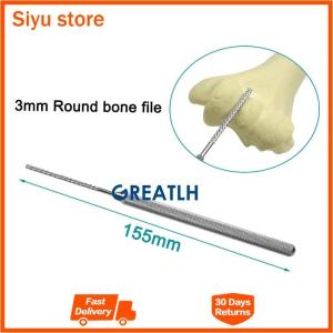 Bone File Trochlea Rasp Bone Grind Bone Joint Rasp Stainless Steel Orthopedic Veterinary Instrument pet