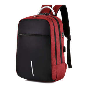 VIVIBAGS #6601 FASHIONS BAG CANVAS MATERIAL ANTI-THEFT BACKPACK FOR MEN AN