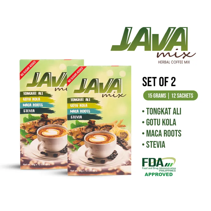 Java Mix 9 in 1 Herbal and Health Coffee Mix with Tongkat Ali, Gotu ...