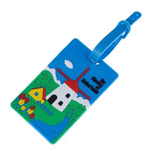 GTB Name Tag Gantungan Koper Motif Lucu Bahan Silikon Luggage Tag ID Address Travel Penanda Koper Motif Kartun Name Tag Penanda Koper Aksesoris Travel Aesthetic R1133