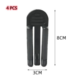 2/4ชิ้นถุงขยะพลาสติกคลิปที่ใช้งานได้จริงผู้ถือกระป๋องถังขยะสามารถแยกคลิปแกดเจ็ตสำหรับครัว