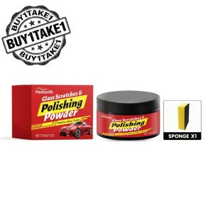 Auto Glass Scratch Repair Kit Polishing Compound for Clear Windshield and Window Maintenance 100% Effective for Car Glass Repair