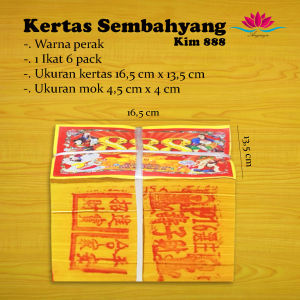 Kertas Sembahyang / Kimcua 888 Emas / Perak