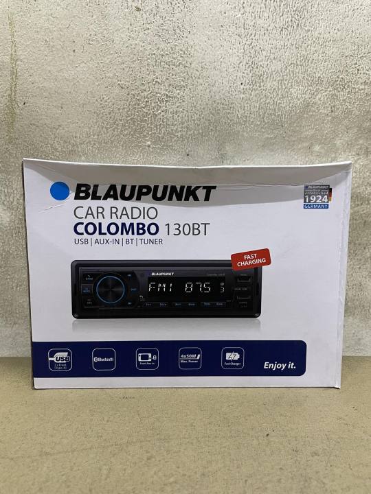 BLAUPUNKT COLOMBO 130BT CAR RADIO with USB, AUX-IN, AM/FM & BLUETOOTH ...