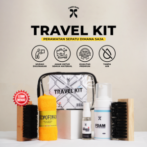 Paket Lengkap Travel Kit Foam Shoe Cleaner Premium  - Summer Shoes Care