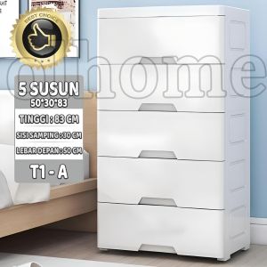 Olhome Lemari Pakaian/Lemari plastik/Laci Plastik/Kabinet Drawer Storage Cabinet Ukuran Jumbo