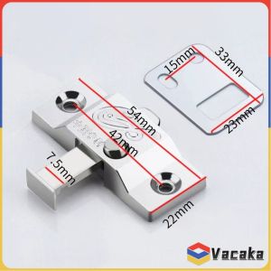 Vacaka Zinc Alloy Spring Bolt Safety Lock Buckle Bolt Automatic Spring Latch Anti-theft Bolt