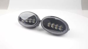 LED Car Front Fog Lights Oval Type H11 H8 H16 DRL White Yellow for Honda Accord Inspire Civic City Fit Jazz Sport Freed Stream