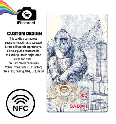 Touch n Go Card-MALAYSIA MERDEKA Limited Edition-NFC TNG Card Reload with Mobile Phone Use at TolParkingMRT LRTRapid