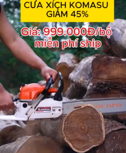 Máy Cưa Xích Chạy Xăng | Công suất 7800w Lam Cưa Dài 55cm - Công nghệ Nhật Bản - máy cưa - máy cua gỗ - máy cưa xích xăng