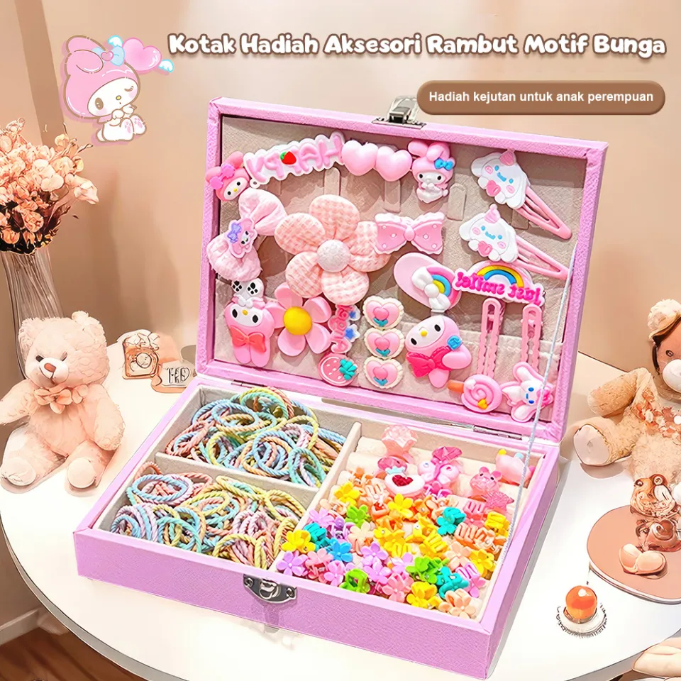Jojotoy Ikat Rambut Jepit Rambut Set Anak Perempuan Kado Anak Set