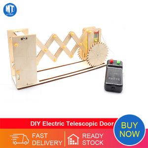 DIY Electric Telescopic Door DIY Science Experiment Kit & Education Model Toy For Children Gift Toy Project