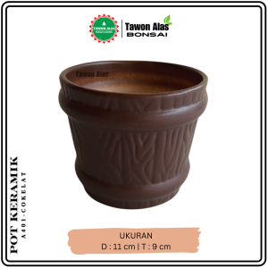 Pot Keramik Bonsai Mini Kaktus Sukulen