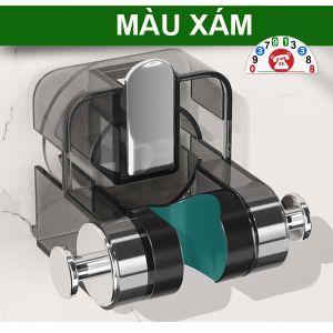 Gác cài vòi sen Đế Gác Treo Vòi Sen Tắm Vòi Xịt Vệ Sinh Móc Đa Năng Hít Chân Không