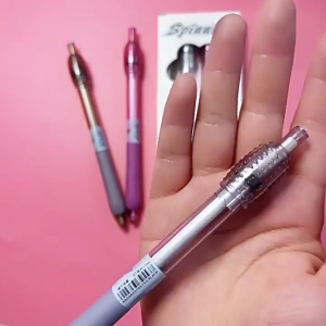 4Pieces Retractable Pens Clicks Pen Smooth Writing Ink School Supplies Study Anxiety Relief for Journaling Lecture