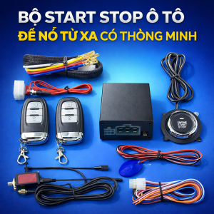 Bộ Start Stop Ô Tô Đề Nổ Từ Xa Có App Điện Thoại – Thông Minh Cao Cấp Vỏ Nhôm Loại Xịn