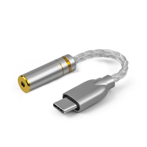 Upgraded Digital Sound Amplifiers ALC5686 Chip Type C to 3.5mm/2.5mm/4.4mm Adapter 32Bit/384kHz Headphone Adapter