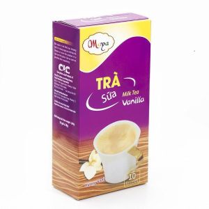 TRÀ SỮA TRÀ SỮA Vanilla Hộp 10 gói x 20g thơm ngon dễ dang pha chế